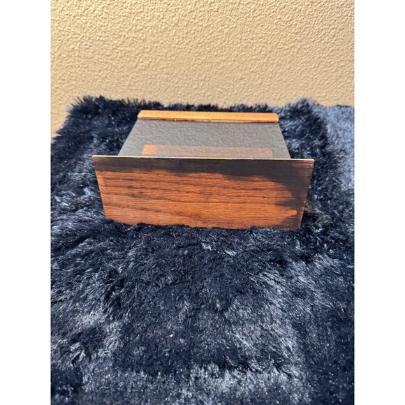 Vintage Wood & Acrylic Desk Organizer For Letters Or Files/ Napkins Holder - Picture 6 of 7